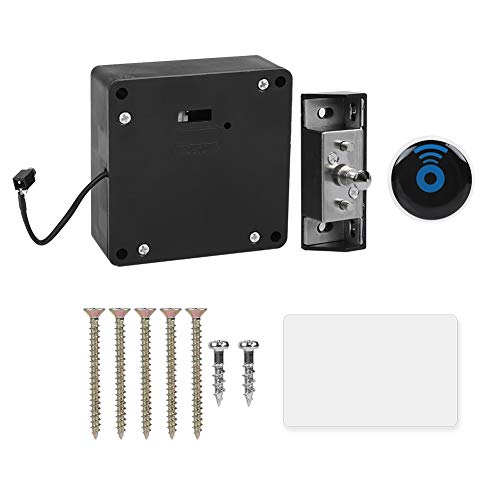 Biuzi Cerradura de cajón y gabinete, RFID Cerradura de cajón Inteligente Cerradura de gabinete Inteligente Electrónica con Lector Invisible Adecuado para Oficina en casa