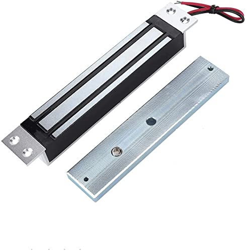 Fuerza de retención DC12V 280kg / 600Lbs Cerradura magnética eléctrica para el Sistema de Control de Acceso a la Puerta, Cerradura electromagnética Modo NC Seguro a Prueba de fallas