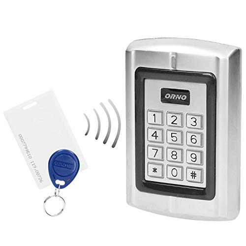 ORNO ZS-802 Cerradura Electronica con Lector de Tarjetas y Llaveros de Proximidad