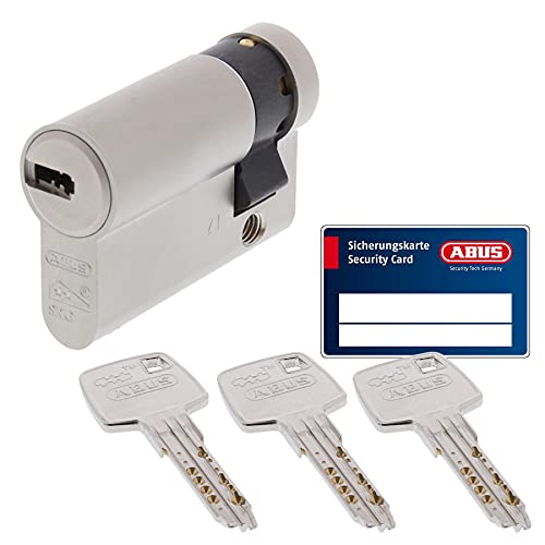 ABUS ec660 Cerradura de puerta individual cierre con 3 llaves y tarjeta de seguridad, 10/60, 1