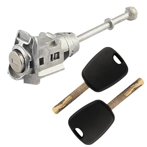 Cerradura puerta delantera izquierda compatible con Citroën C5, Peugeot 207 y 2008 con doble llave.