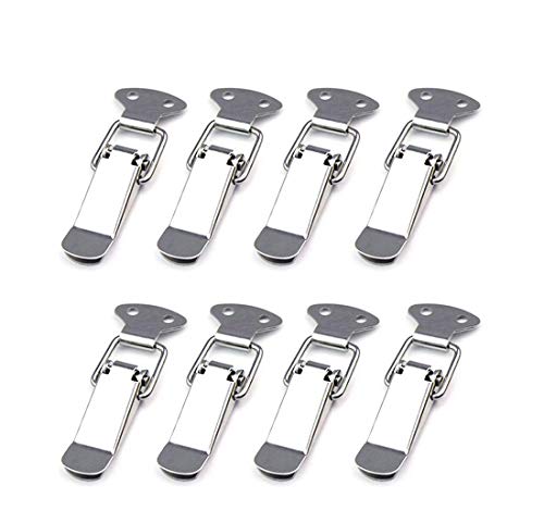 Repuhand 8Pcs Pestillos de Acero Inoxidable Pestillos de Maleta Cerraduras de Palanca con Resorte para Puerta, Ventana, Muebles, Accesorios