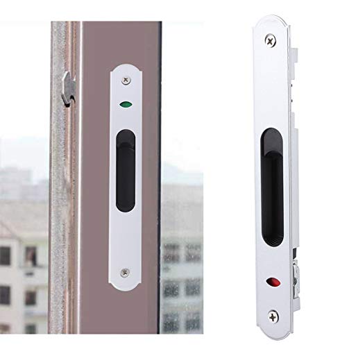 Atyhao Cerradura para Puerta corrediza - Moderna Puerta corrediza de Vidrio para Ventana, Cerradura única, herrajes para la Seguridad del hogar