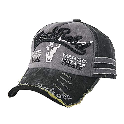 Gorra de Béisbol Hombre y Mujer, Hip Hop Clásico del Algodon Transpirable Sombreros de Vestir Bordado Boinas Unisex Ajustable Deporte Pesca al Aire Libre por URIBAKY …